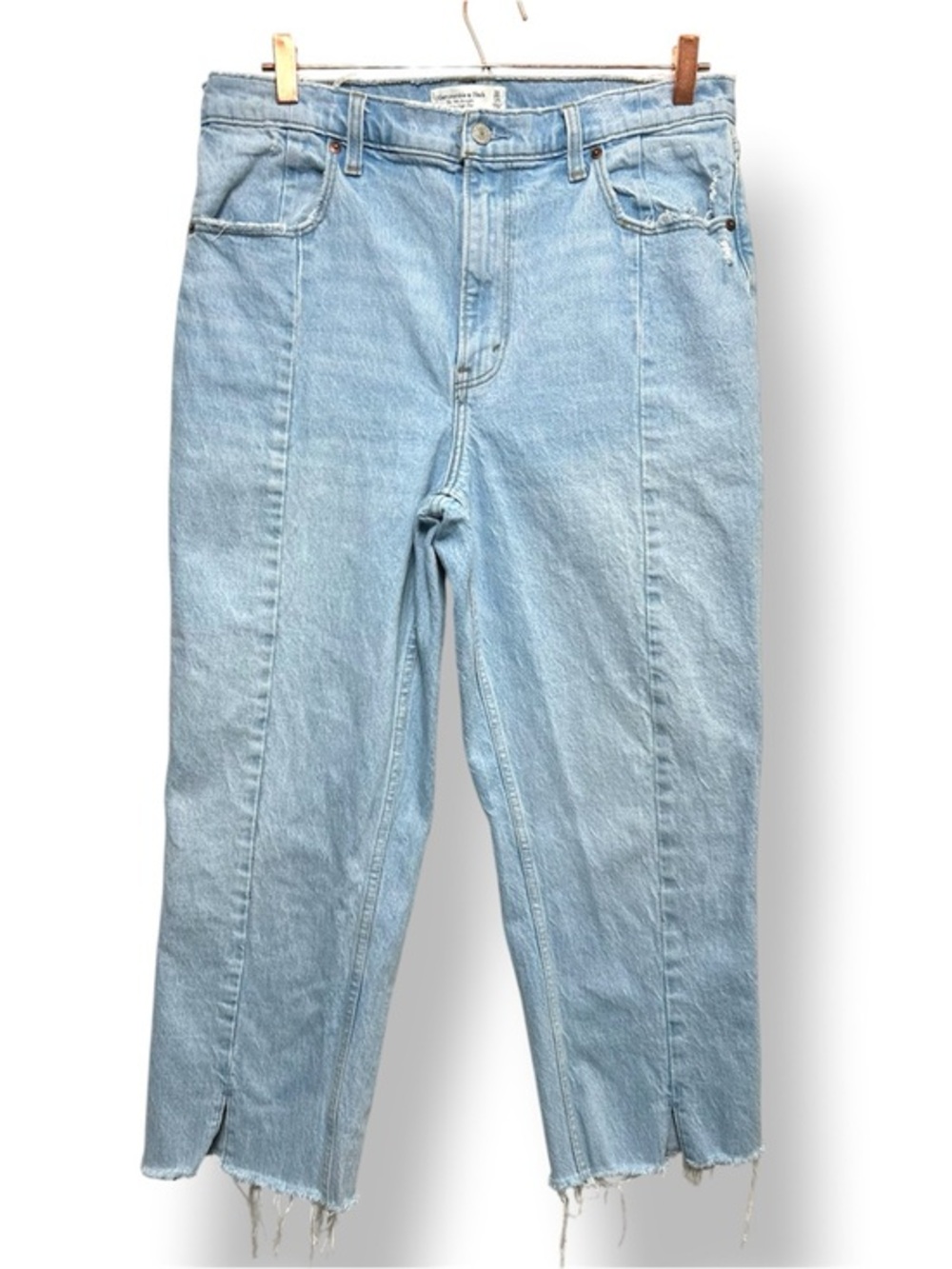 Abercrombie & Fitch The '90s Straight Ultra High Rise Jeans 32/14S